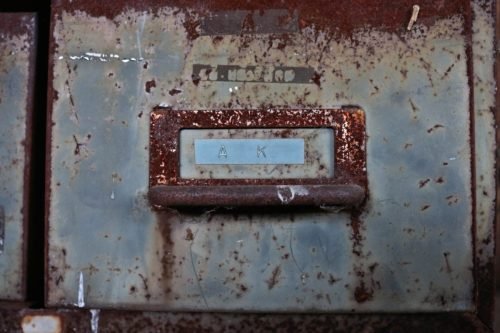 RUSTY DRAWER